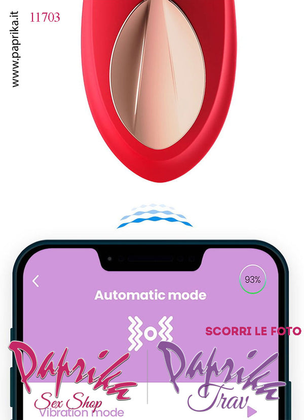 Vibratore Clitoride da Mutandina App Control Clip Magnetica