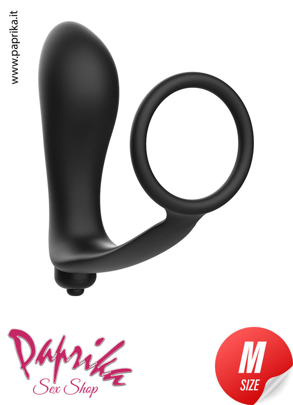 Vibratore Prostatico Anello 9 cm Ø 34 Silicone 10 Velocità