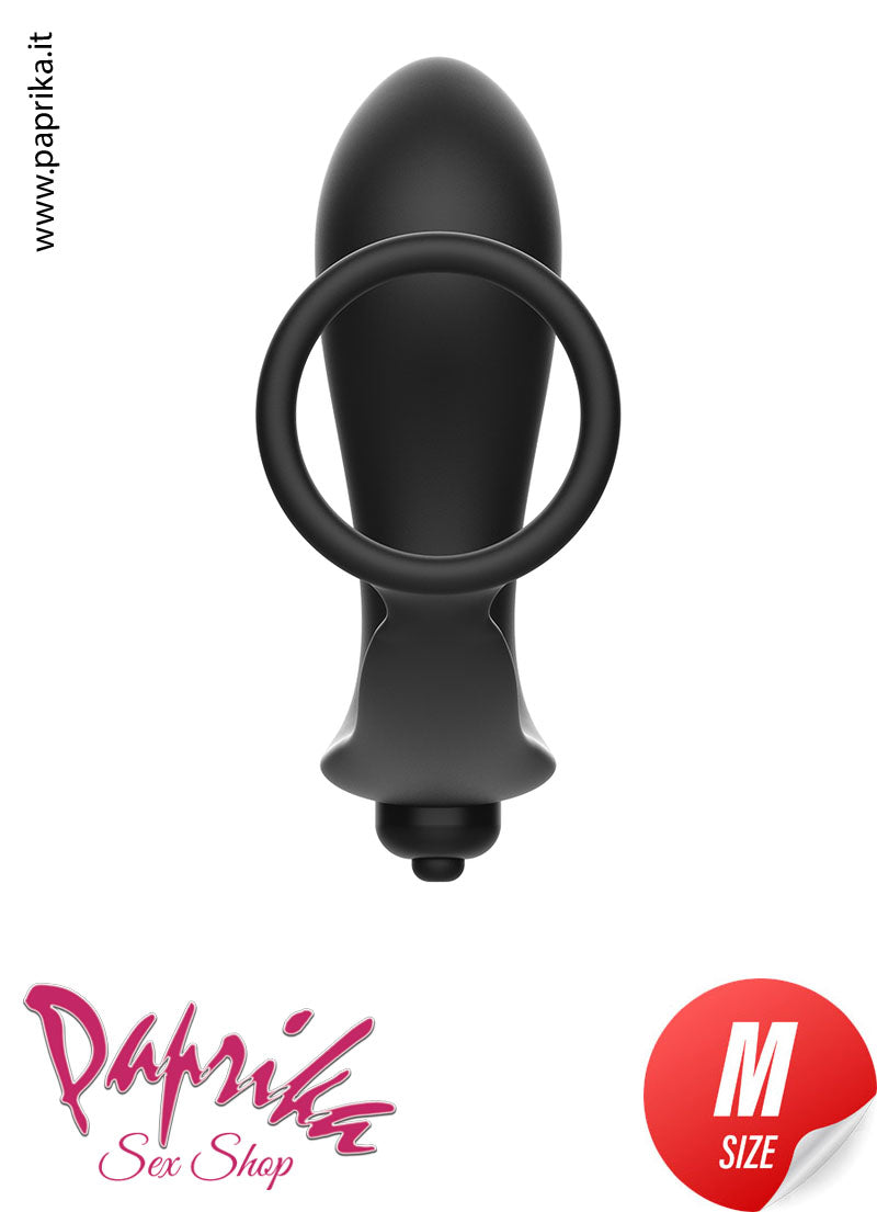 Vibratore Prostatico Anello 9 cm Ø 34 Silicone 10 Velocità