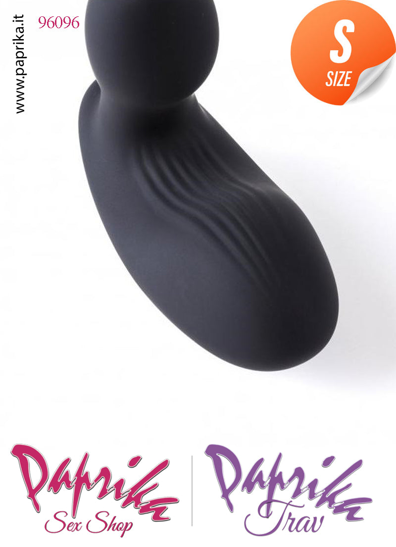 Vibratore Stimolatore Prostatico Oscillazione Telecomandato Silicone 11 cm Ø 28