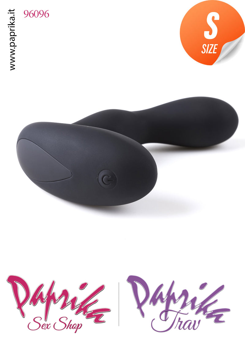 Vibratore Stimolatore Prostatico Oscillazione Telecomandato Silicone 11 cm Ø 28