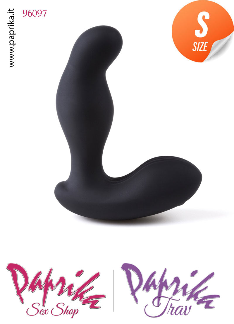Vibratore Stimolatore Prostatico Telecomandato Silicone Rotante 11 cm Ø 30