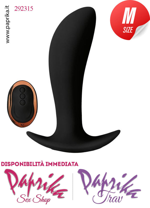 Vibratore Prostatico 11 cm Ø 32 Telecomandato 10 Velocità Silicone