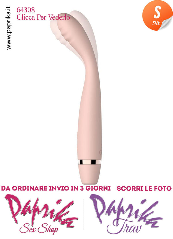 Vibratore Punto G 8 Velocità + 3 Movimenti Ø 23 Silicone