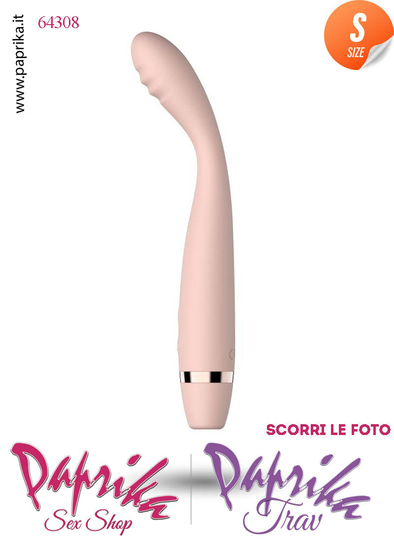 Vibratore Punto G 8 Velocità + 3 Movimenti Ø 23 Silicone