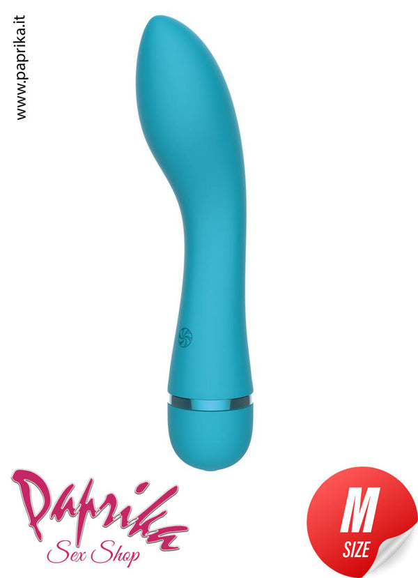 Vibratore Punto G Piegato Stimolatore Clitorideo 13 cm Ø 35 Silicone