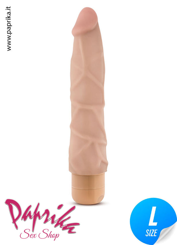 Vibratore Fallo Anatomico Unisex Pvc Realistico 19 cm Ø 37