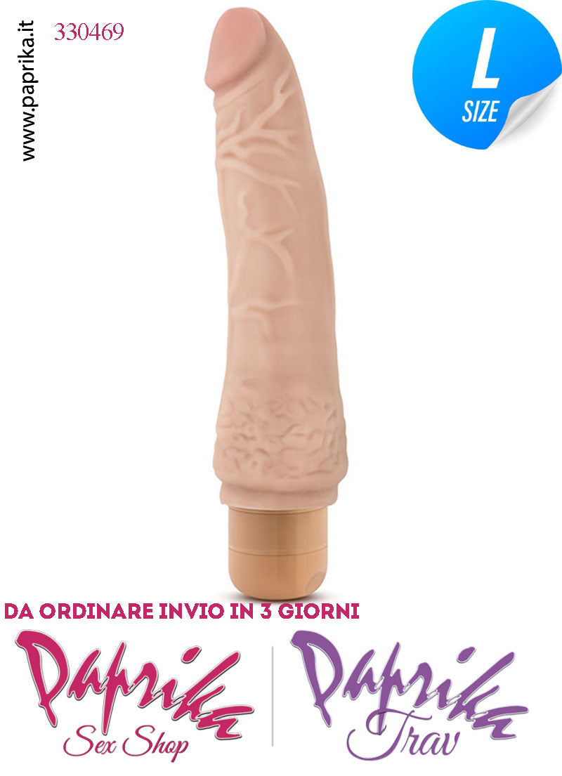Vibratore Fallo Anatomico Unisex Pvc Realistico Vibrante 18 cm Ø 39