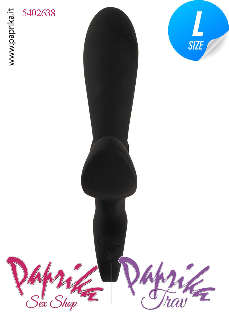 Rabbit Vibratore Triplo Clitoride Vagina Perineo 10 Velocità Ø 37 Gonfiabile Silicone