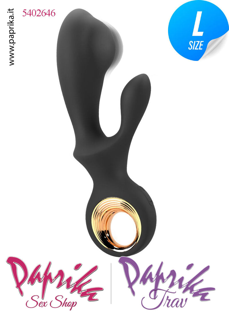 Rabbit Vibratore Clitoride Vagina Punto G 10 Velocità Ø 37 Gonfiabile Silicone