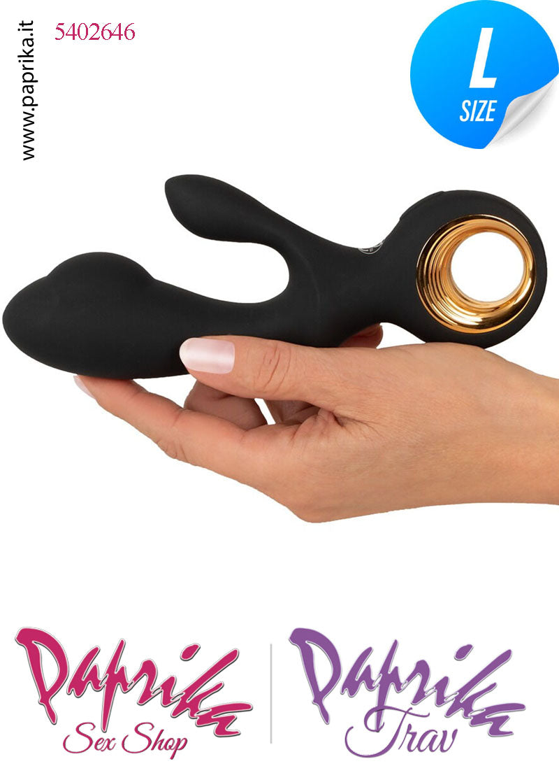 Rabbit Vibratore Clitoride Vagina Punto G 10 Velocità Ø 37 Gonfiabile Silicone