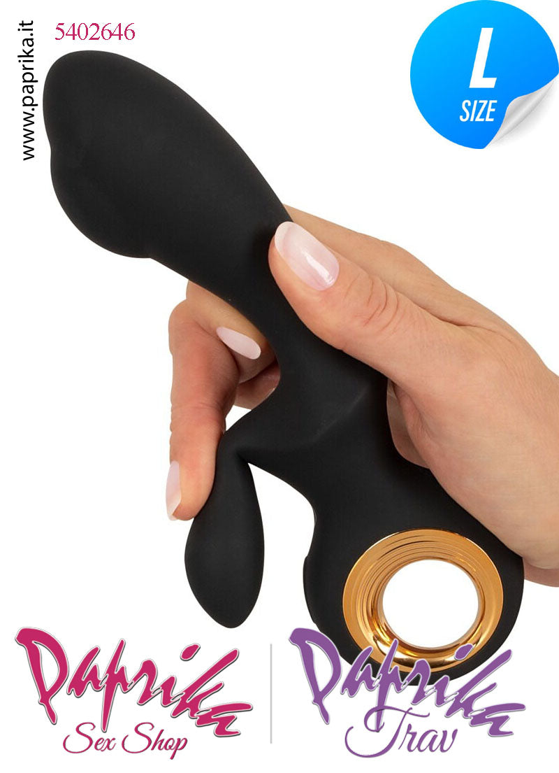 Rabbit Vibratore Clitoride Vagina Punto G 10 Velocità Ø 37 Gonfiabile Silicone