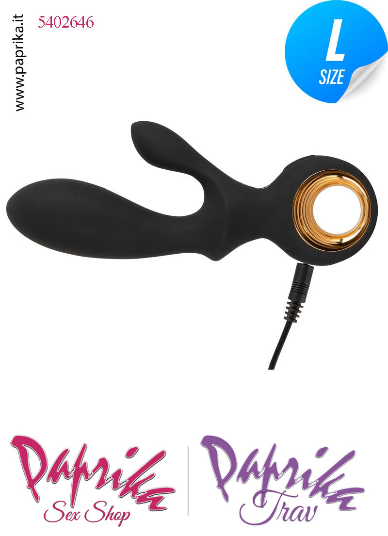 Rabbit Vibratore Clitoride Vagina Punto G 10 Velocità Ø 37 Gonfiabile Silicone