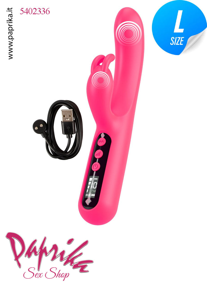 Rabbit Vibratore Clitoride Vagina 4 x 10 Velocità Ø 35 Silicone Punto G