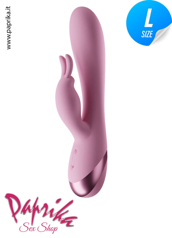 Rabbit Vibratore 10 Funzioni Ø 36 Orecchie Lunghe Morbide