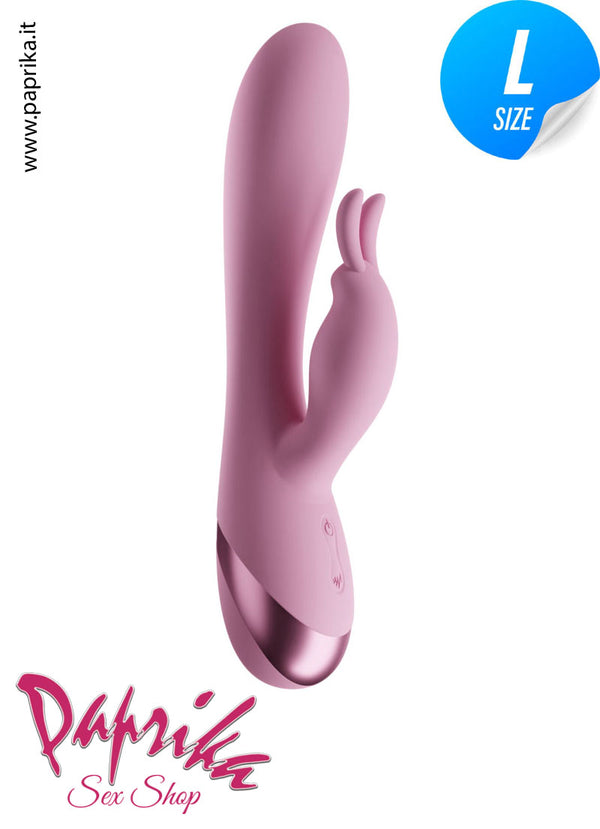 Rabbit Vibratore 10 Funzioni Ø 36 Orecchie Lunghe Morbide