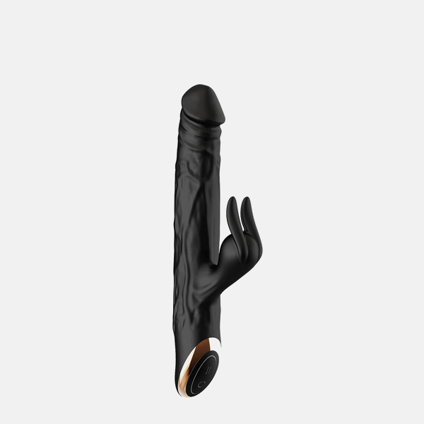 Rabbit Silicone Su & Giù Vibrante Venature 10 Funzioni 14/25 cm Ø 37