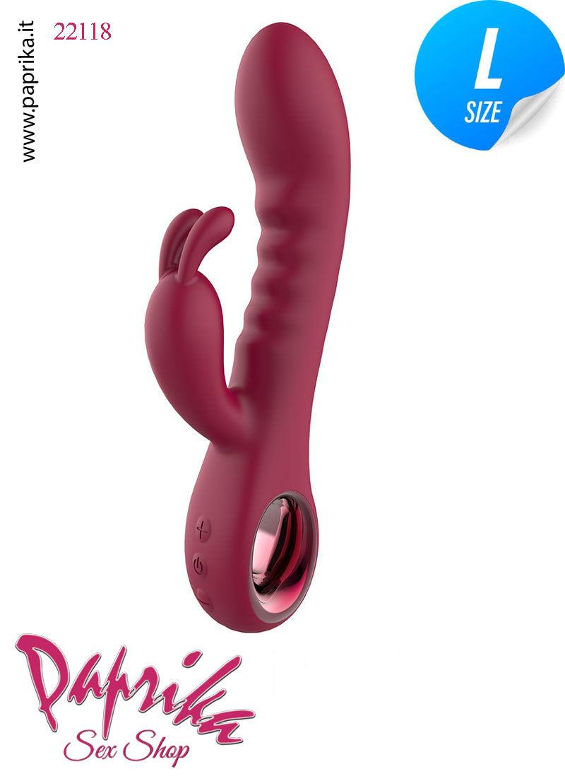 Rabbit Vibratore Clitoride Vagina 5 + 5 Velocità Ø 40 Silicone Punto G