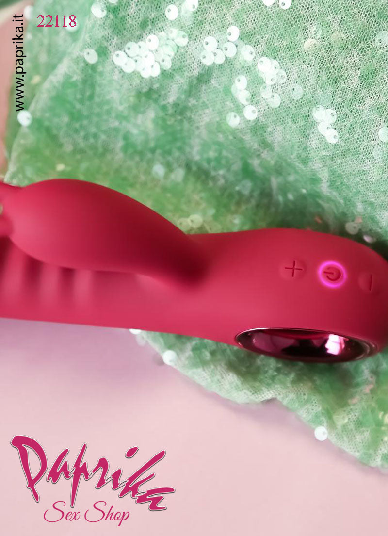 Rabbit Vibratore Clitoride Vagina 5 + 5 Velocità Ø 40 Silicone Punto G