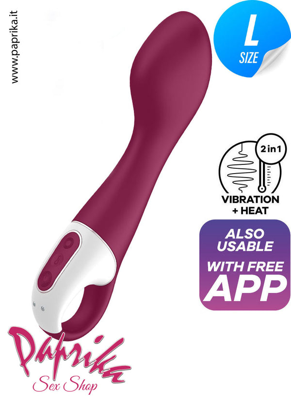 Vibratore Vaginale Clitorideo Punto G App Remote 20 cm Ø 43