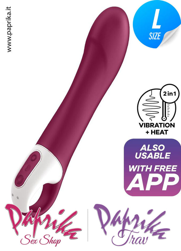 Vibratore Vaginale Clitorideo Punto G App Remote 22 cm Ø 42