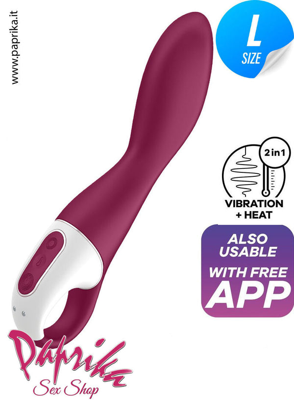 Vibratore Vaginale Clitorideo Punto G App Remote 20 cm Ø 37