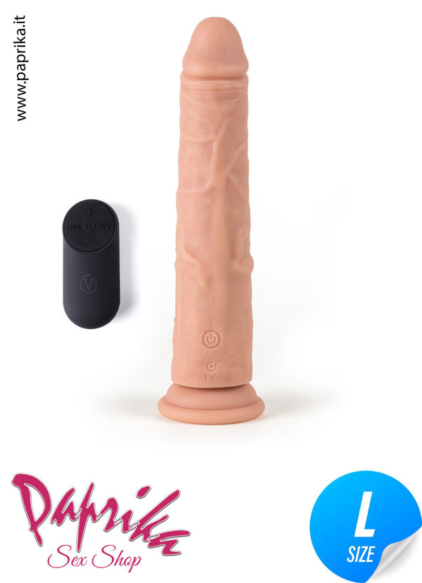 Vibratore Rotante Ventosa Telecomandato Silicone 19 cm Ø 40