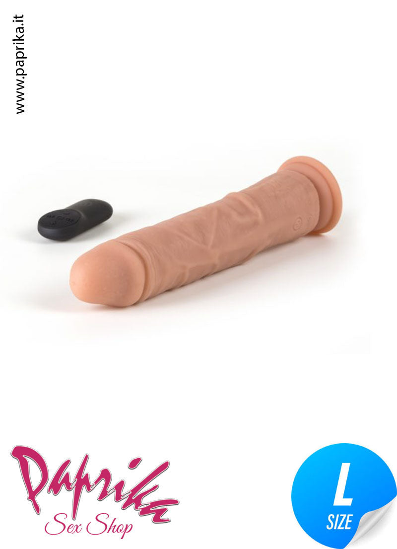 Vibratore Rotante Ventosa Telecomandato Silicone 19 cm Ø 40