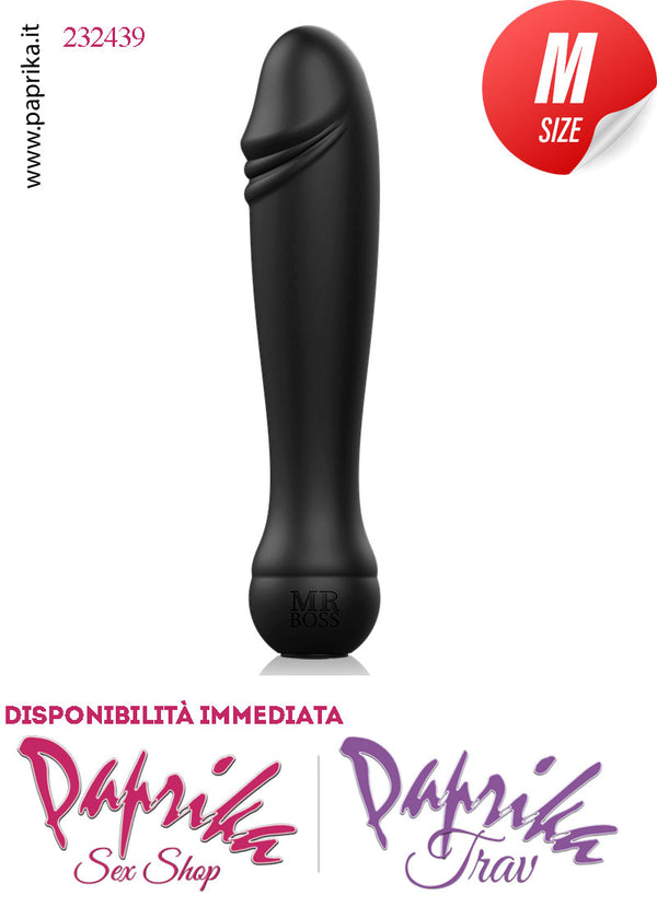 Vibratore Vaginale Corto Sagomato Ricaricabile 14 cm Ø 31 Silicone