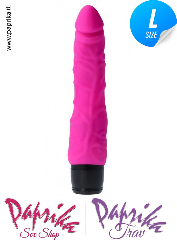 Vibratore Anatomico Silicone Punta Sottile 7 Velocità 18 cm Ø 41
