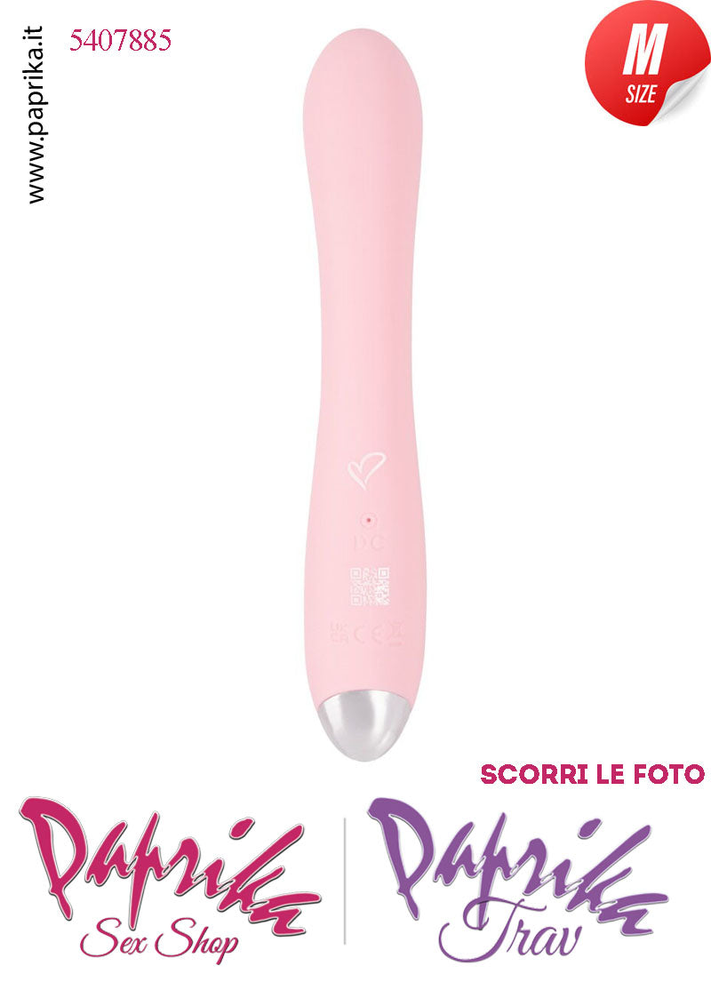 Vibratore Design Silicone Rosa Punto G 10 Velocità 15/20 cm Ø 33