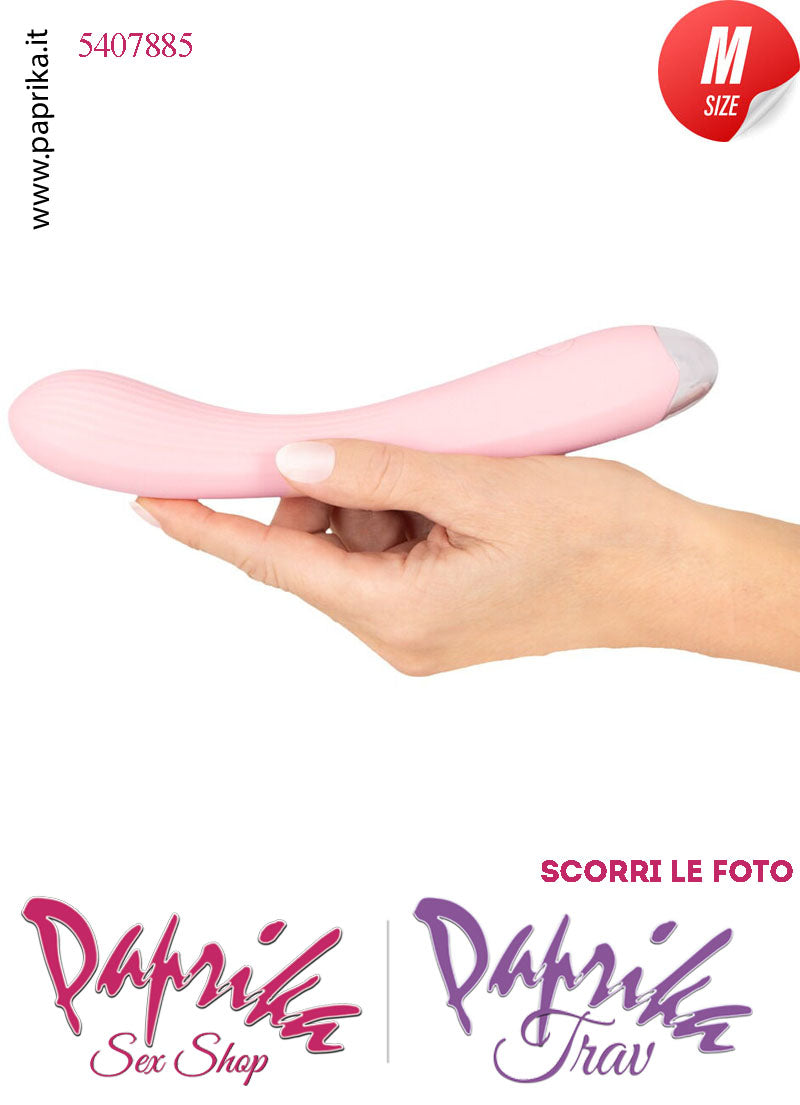 Vibratore Design Silicone Rosa Punto G 10 Velocità 15/20 cm Ø 33