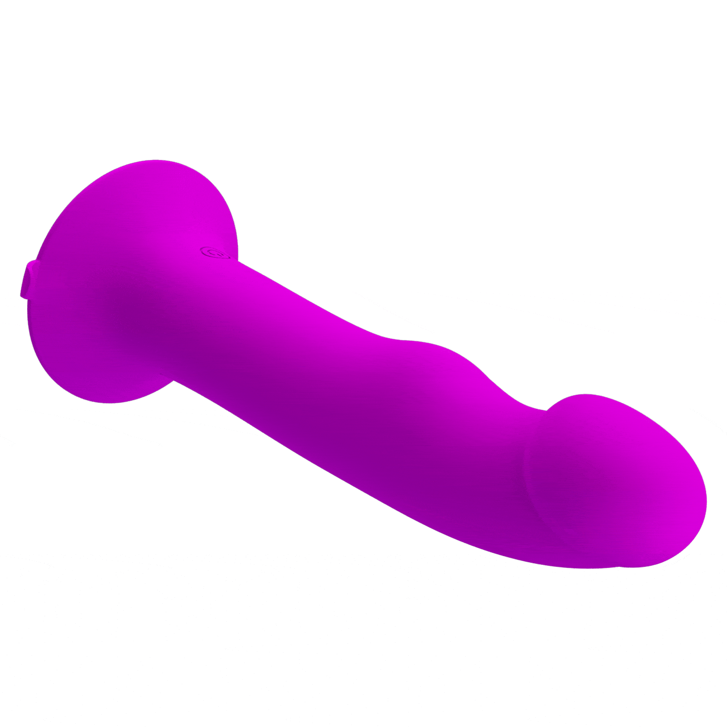 Vibratore Silicone Ventosa 12 Velocità Tapping Tocco 18 cm Ø 38 Memoria Funzione