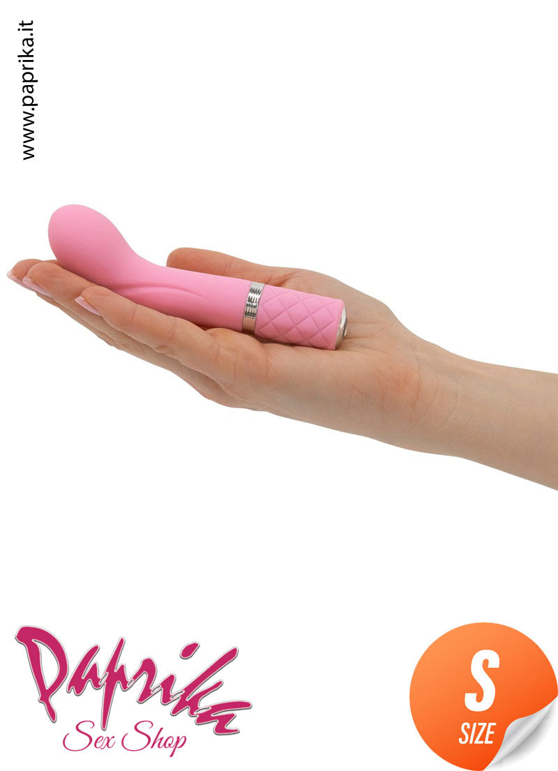 Vibratore Punto G Design Silicone Piccolo 9 Cm Punta Ø 26 Swarovski ®