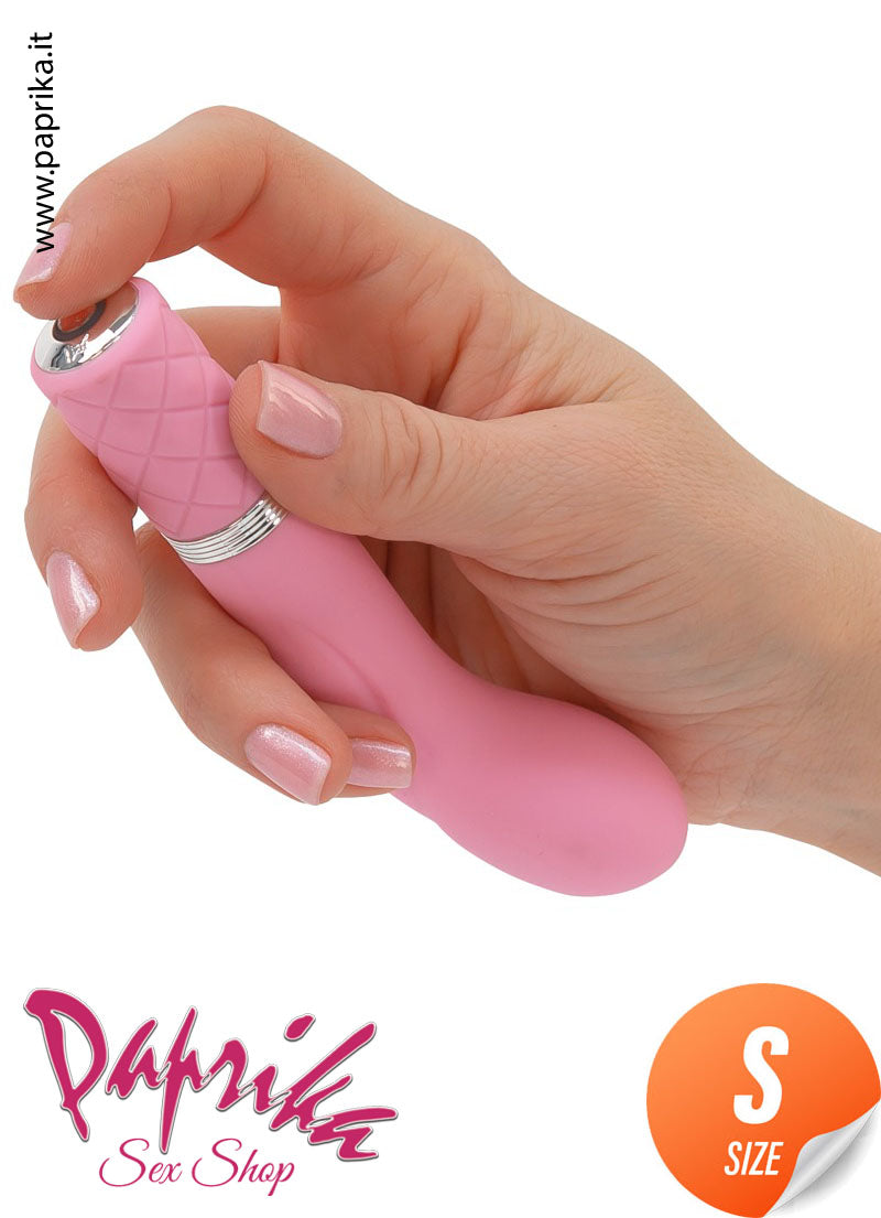 Vibratore Punto G Design Silicone Piccolo 9 Cm Punta Ø 26 Swarovski ®