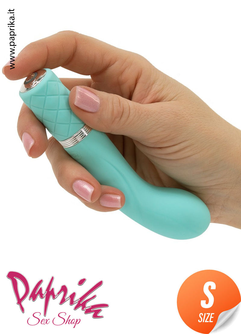 Vibratore Punto G Design Silicone Piccolo 9 Cm Punta Ø 26 Swarovski ®