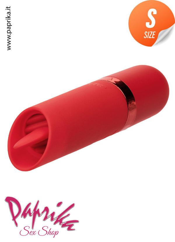 Vibratore Lingua Stimolatore Clitoride Silicone 10 Velocità