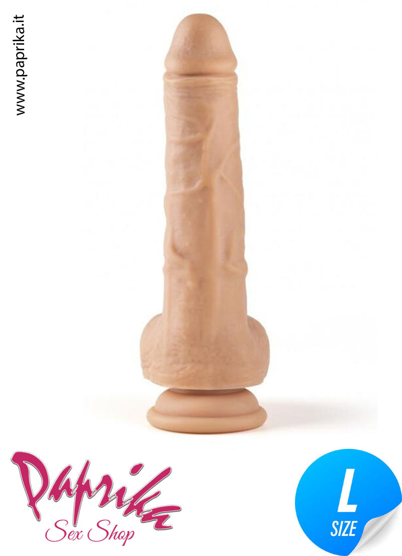 Fallo Su e Giù Vibrante Ventosa Telecomandato Silicone 21 cm Ø 45