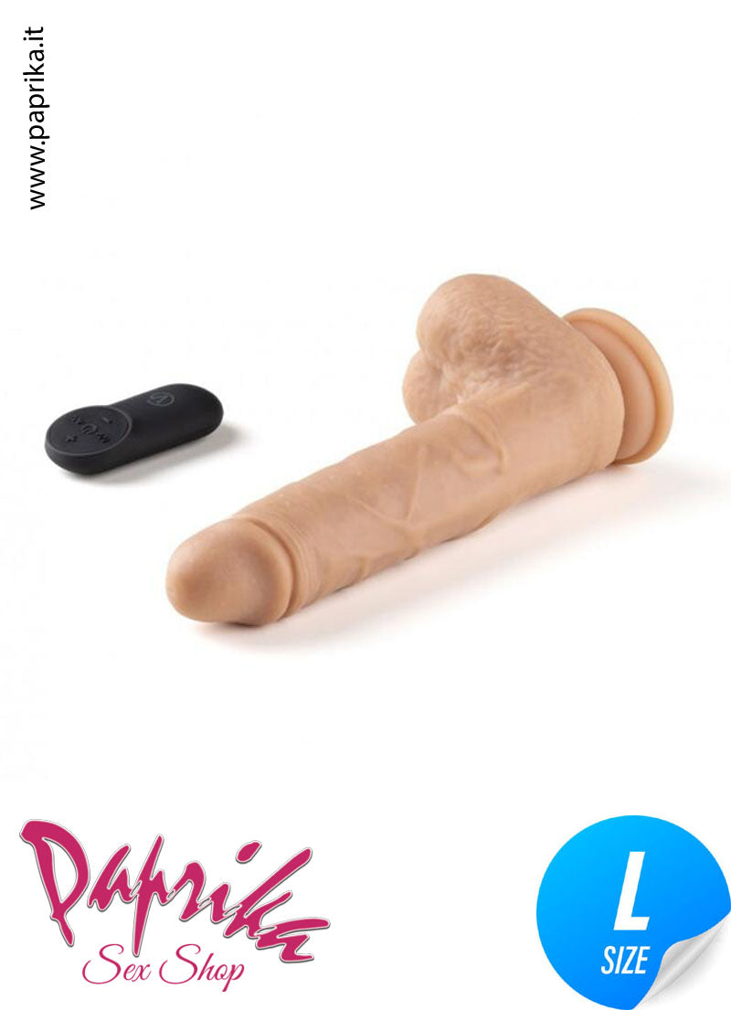Fallo Su e Giù Vibrante Ventosa Telecomandato Silicone 21 cm Ø 45