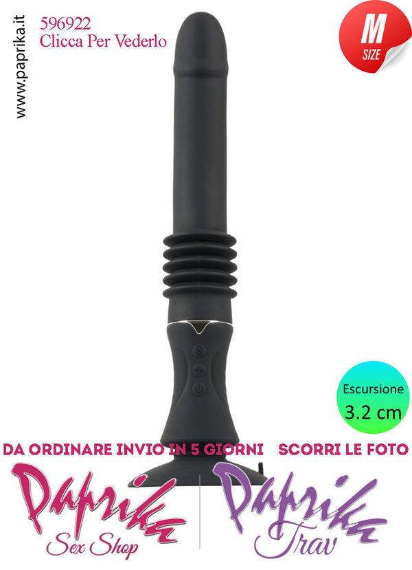 Vibratore & Su e Giù 3.2 cm Fucking Machine Portatile Ventosa Fissa