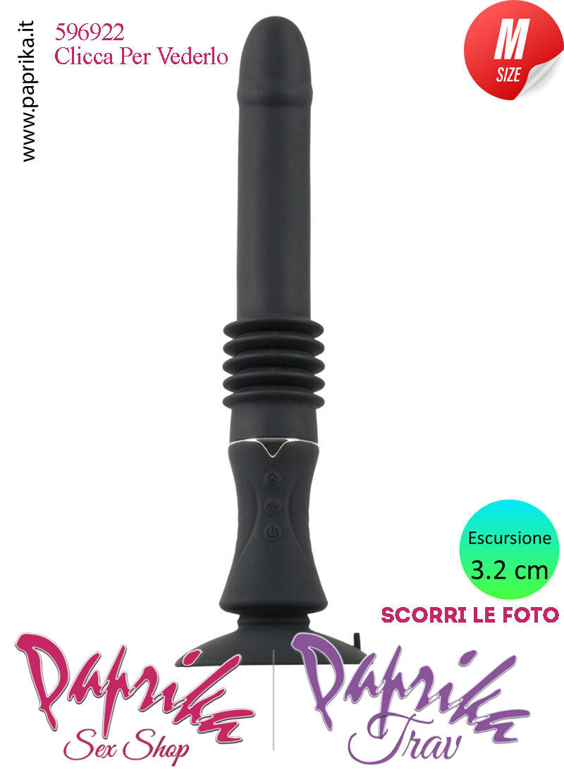 Vibratore & Su e Giù 3.2 cm Fucking Machine Portatile Ventosa Fissa