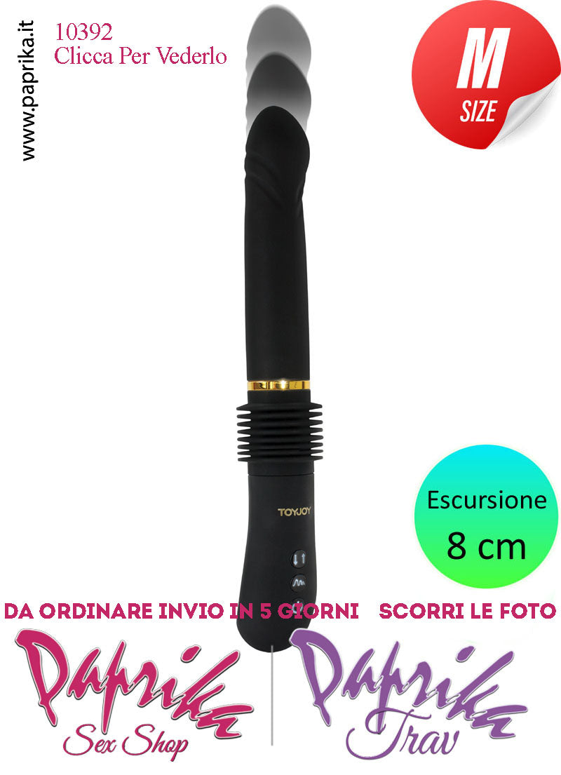 Vibratore & Su e Giù 8 cm Fucking Machine Portatile 4 Velocità 3 Movimenti