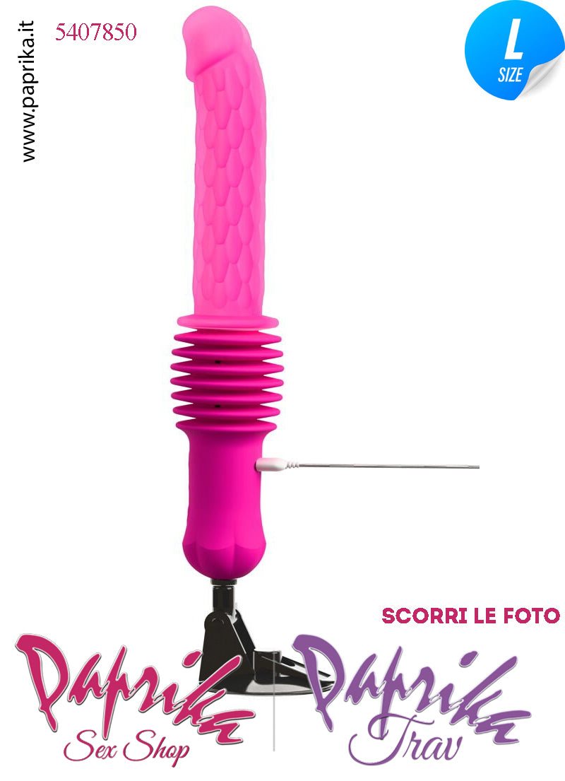 Vibratore Riscaldato & Su e Giù 5.5 cm Telecomando Fucking Machine Portatile