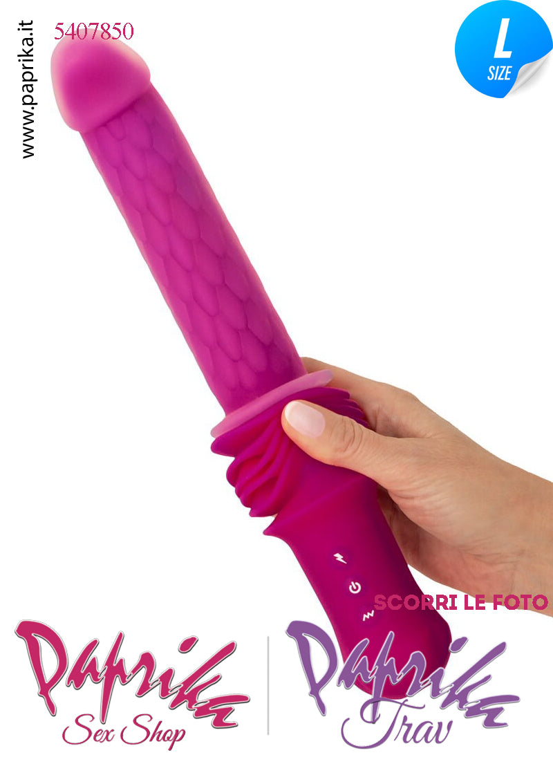 Vibratore Riscaldato & Su e Giù 5.5 cm Telecomando Fucking Machine Portatile