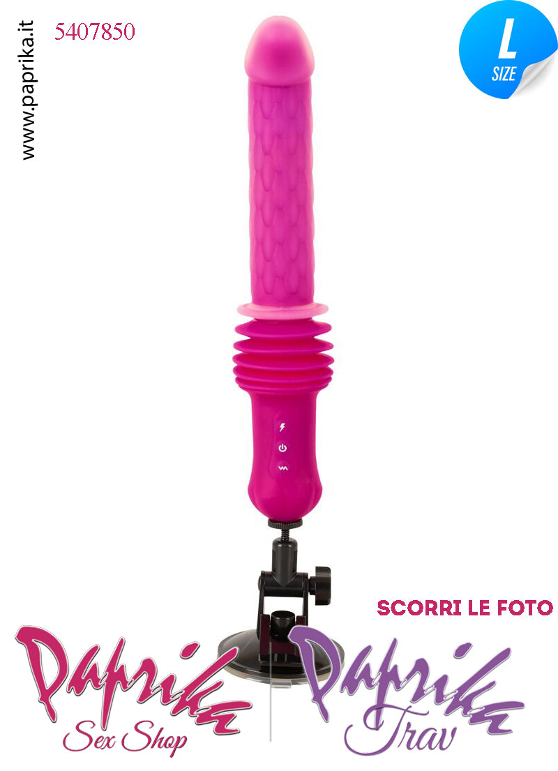 Vibratore Riscaldato & Su e Giù 5.5 cm Telecomando Fucking Machine Portatile
