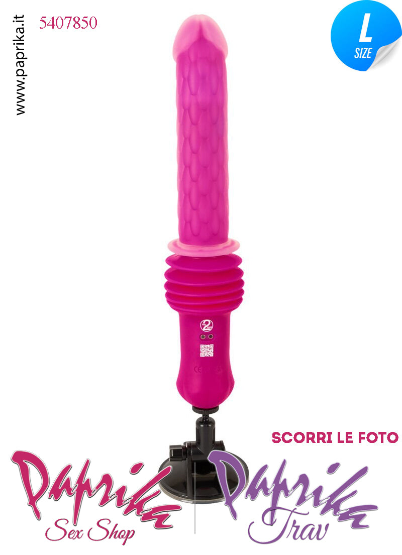 Vibratore Riscaldato & Su e Giù 5.5 cm Telecomando Fucking Machine Portatile