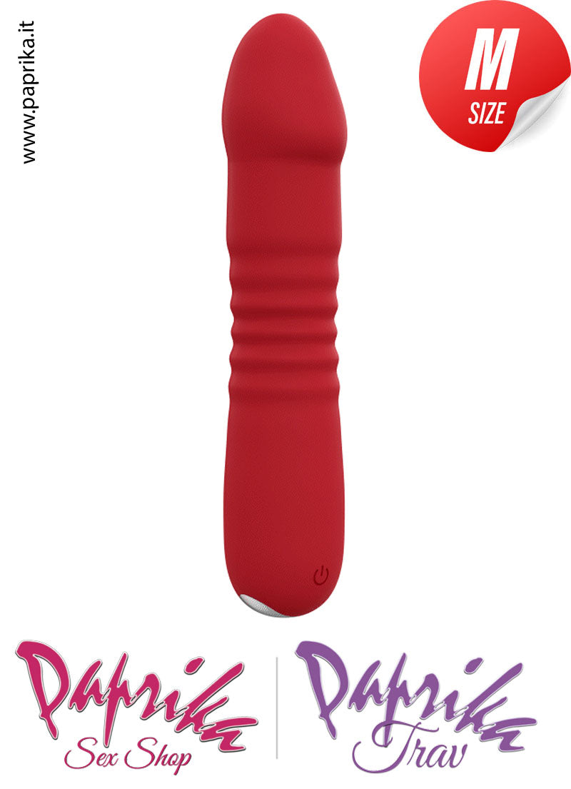 Vibratore & Su e Giù 1.5 cm Silicone Ricarica Usb Ø 35