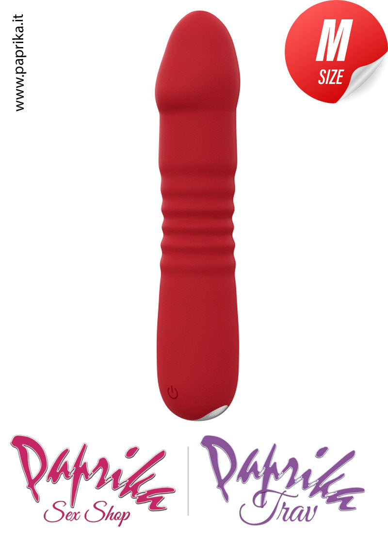 Vibratore & Su e Giù 1.5 cm Silicone Ricarica Usb Ø 35