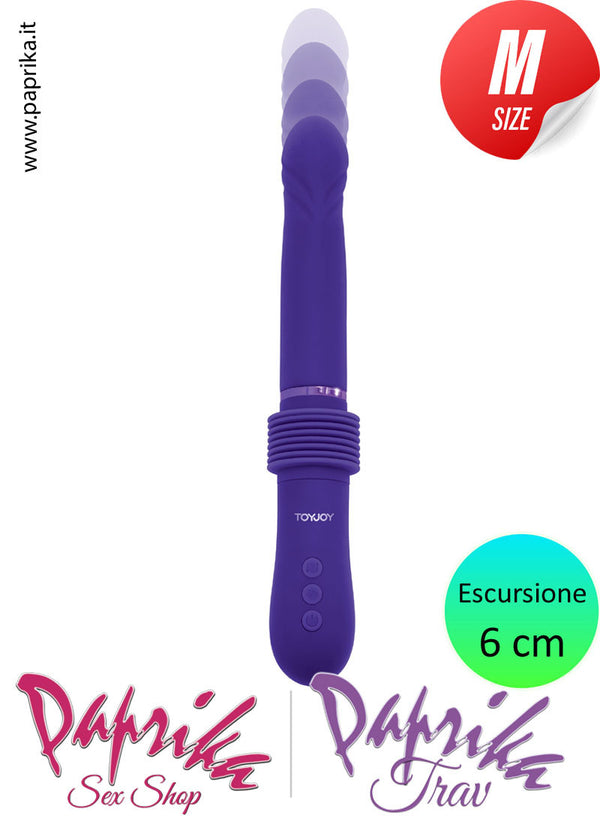 Vibratore & Su e Giù 6 cm Telecomando Fucking Machine Portatile
