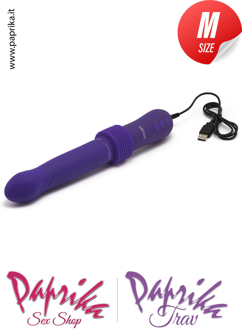 Vibratore & Su e Giù 6 cm Telecomando Fucking Machine Portatile